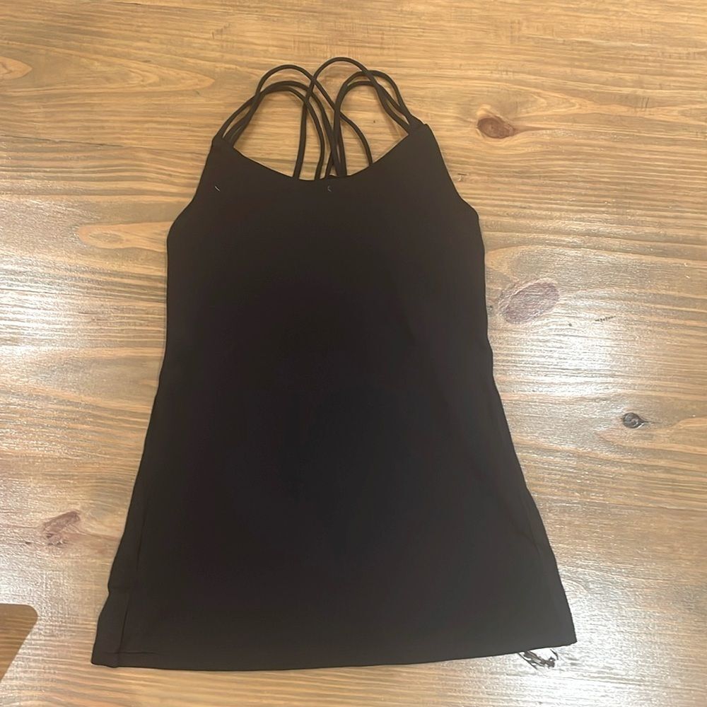 CRZ YOGA Seamless Athletic Racerback Tank Racerback w/Built in Bra